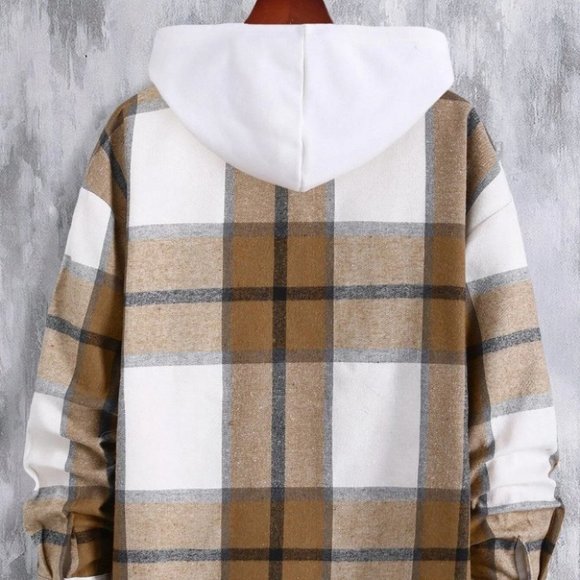 Brown Mens Shirt Jacket - Picture 3 of 7